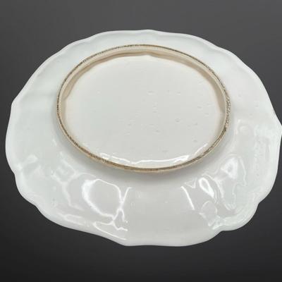 Mid Century Soup Tureen with Ladle And Underplate