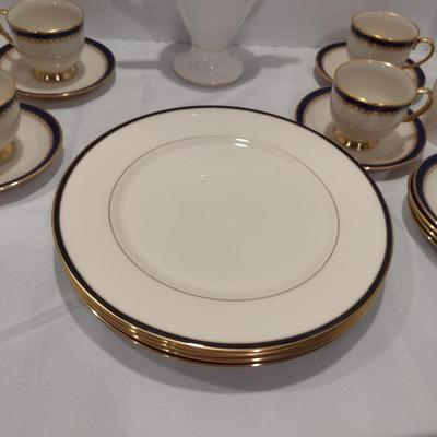 Collection of Fine Porceline Dinnerware- Lenox Dishes and Wedgwood Coffee Pot