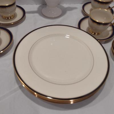 Collection of Fine Porceline Dinnerware- Lenox Dishes and Wedgwood Coffee Pot