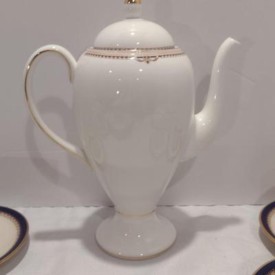 Collection of Fine Porceline Dinnerware- Lenox Dishes and Wedgwood Coffee Pot