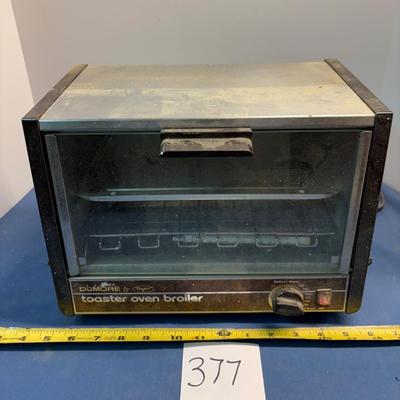 Dumore Toaster Oven Broiler