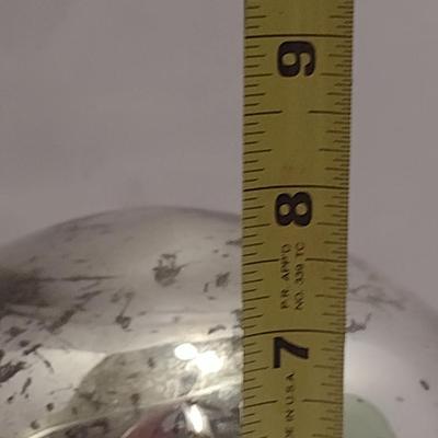 Small, Mercury Glass Gazing Ball- Approx 8" in Diameter