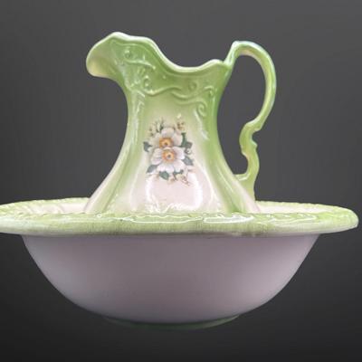 Ironstone USA Pitcher & Basin