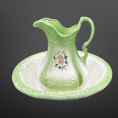 Ironstone USA Pitcher & Basin