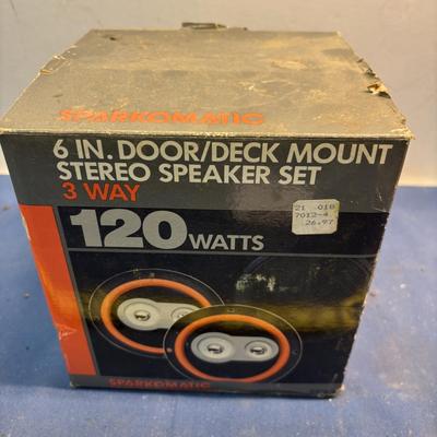 New 6” Stereo Speaker Set