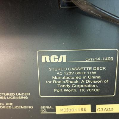 RCA Stereo Cassette Deck