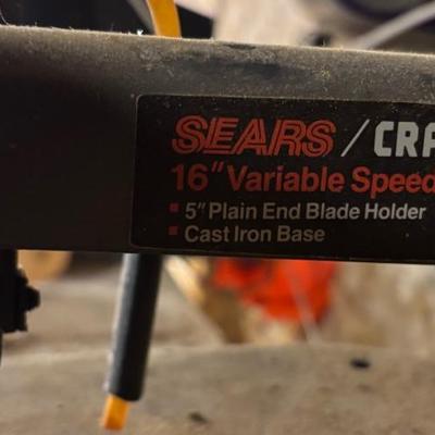 Craftsman 16” Variable Speed Scroll Saw
