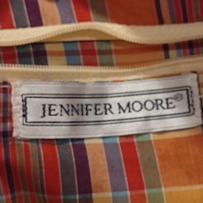 Jennifer Moore Oversized Straw Bag with Bamboo Design Handles