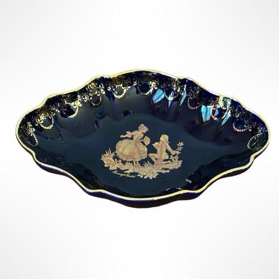Vintage Limoges Castel France Porcelain Dish
