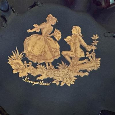 Vintage Limoges Castel France Porcelain Dish