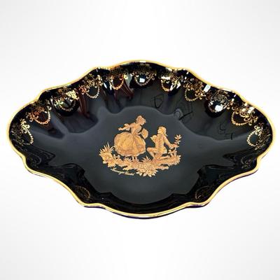 Vintage Limoges Castel France Porcelain Dish