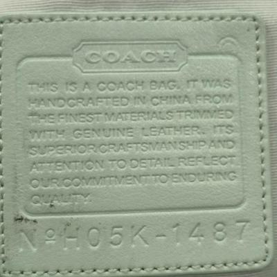 Coach Canvas and Leather Shoulder Bag