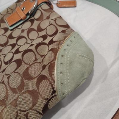 Coach Canvas and Leather Shoulder Bag