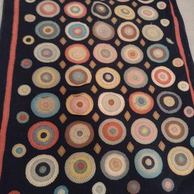 Coin Design Rug/Tapestry for Wall Hanging- Approx 35" x 57 1/2"