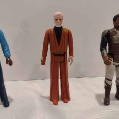 Vintage Star Wars Action Figures- Three Pieces