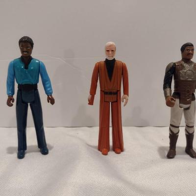 Vintage Star Wars Action Figures- Three Pieces
