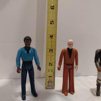 Vintage Star Wars Action Figures- Three Pieces