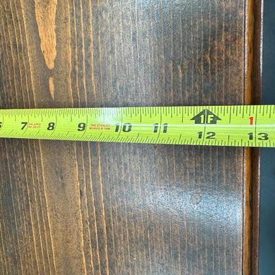 Vintage Slant-Top Wooden Lap Desk with Storage