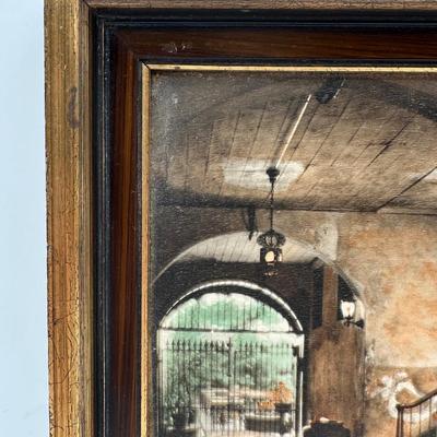 Pair of Framed Tinted Photographs by Eugene Delacroix