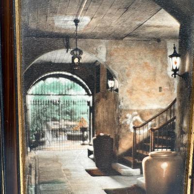 Pair of Framed Tinted Photographs by Eugene Delacroix