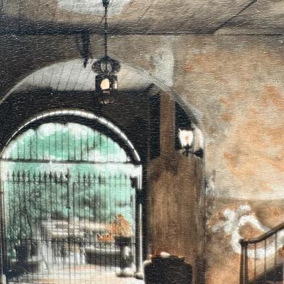 Pair of Framed Tinted Photographs by Eugene Delacroix