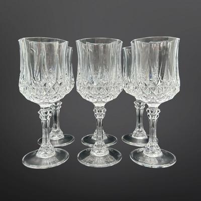 Crystal Wine Glasses - Set of 6