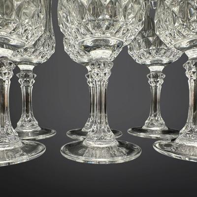 Crystal Wine Glasses - Set of 6