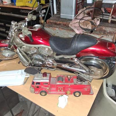 Sale Photo Thumbnail #155: Motorcycle sold, vintage toys