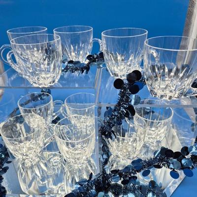 Sale Photo Thumbnail #411: Lead crystal, 11 in this listing 
La Scala pattern, excellent condition 
Retails $70++