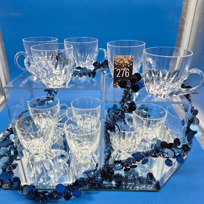 Sale Photo Thumbnail #413: Lead crystal, 11 in this listing 
La Scala pattern, excellent condition 
Retails $70++