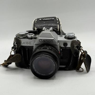 LOT 56D: Canon AE-1 Camera & Lenses w/Case