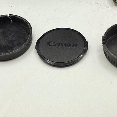 LOT 56D: Canon AE-1 Camera & Lenses w/Case
