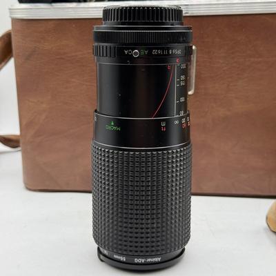 LOT 56D: Canon AE-1 Camera & Lenses w/Case