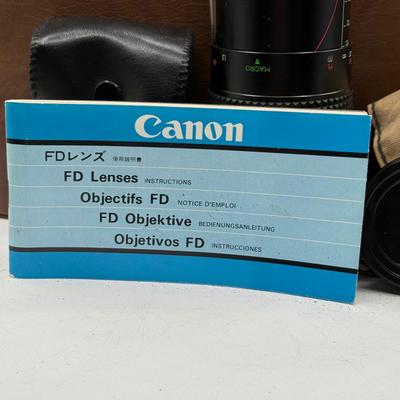 LOT 56D: Canon AE-1 Camera & Lenses w/Case