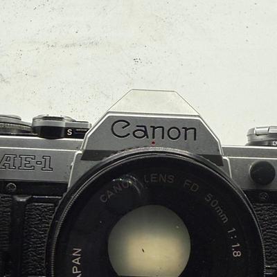LOT 56D: Canon AE-1 Camera & Lenses w/Case