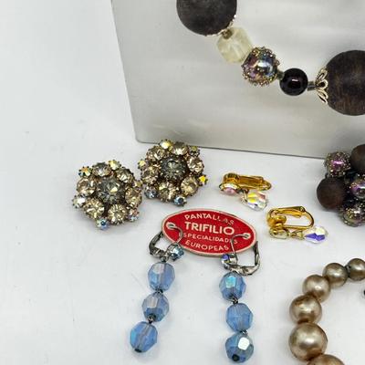 LOT 68J: Costume Jewelry Collection - Beaded Necklaces, Earrings and More