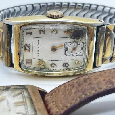 LOT 72J: Vintage Women's Watches - Hamilton, Bulova