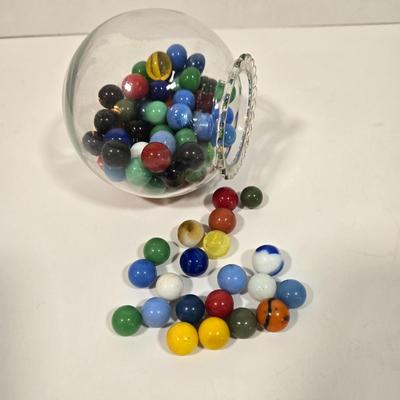 LOT 92D: Vintage Plastic Sailboats, Glass Marbles, Pez Containers, 2 Burger King Jurassic Park Watches, and More