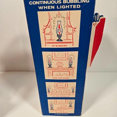 LOT 93D: 3 Vintage ACLA Bubbling Electric Christmas Lamps