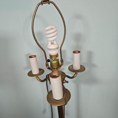 LOT 98L: Vintage Floor Lamp and Two Table Lamps