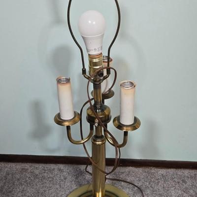 LOT 98L: Vintage Floor Lamp and Two Table Lamps