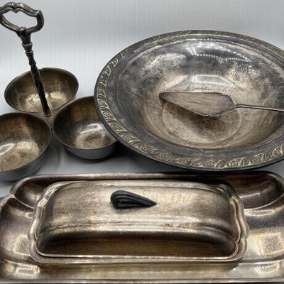 LOT 104D: Collection of Silver Plate Kitchenware