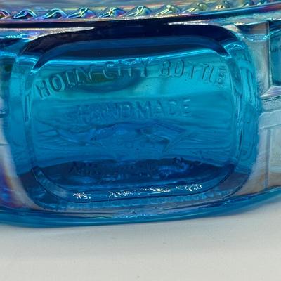 LOT 105D: Collection of Colorful Glass Bottles - Wheaton & more!