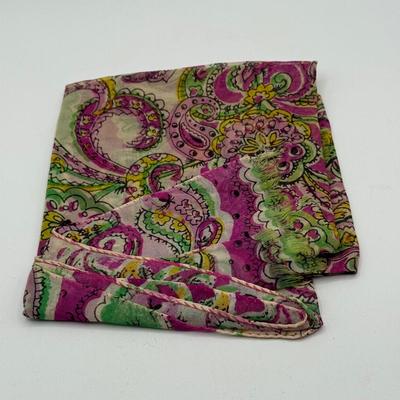 LOT 108: Collection of Vintage Handkerchiefs - Little Orphan Annie, 48 Starred Flag & More!