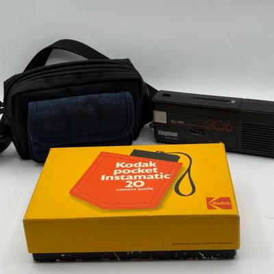 LOT 111D: Collection of Vintage Film Cameras - Olympus & More!