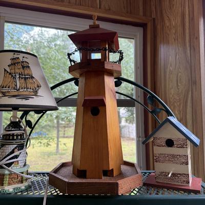 LOT 112D: Vintage Nautical Birdhouses & More!