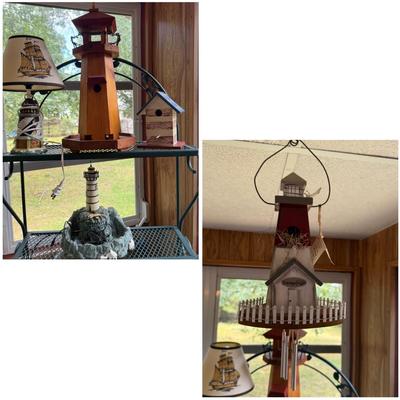 LOT 112D: Vintage Nautical Birdhouses & More!