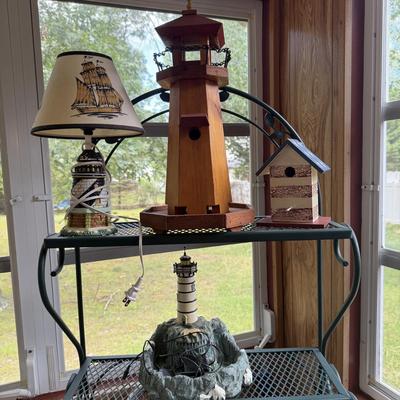 LOT 112D: Vintage Nautical Birdhouses & More!