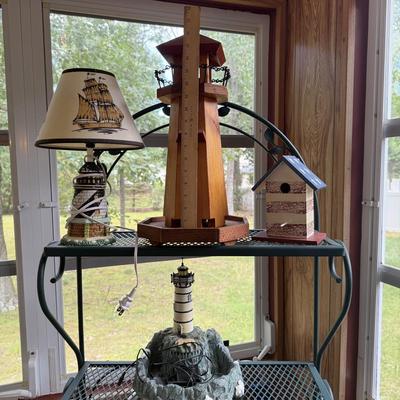LOT 112D: Vintage Nautical Birdhouses & More!