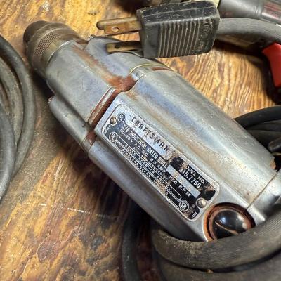 LOT 115G: Collection of Vintage Power Tools - Craftsman & More!